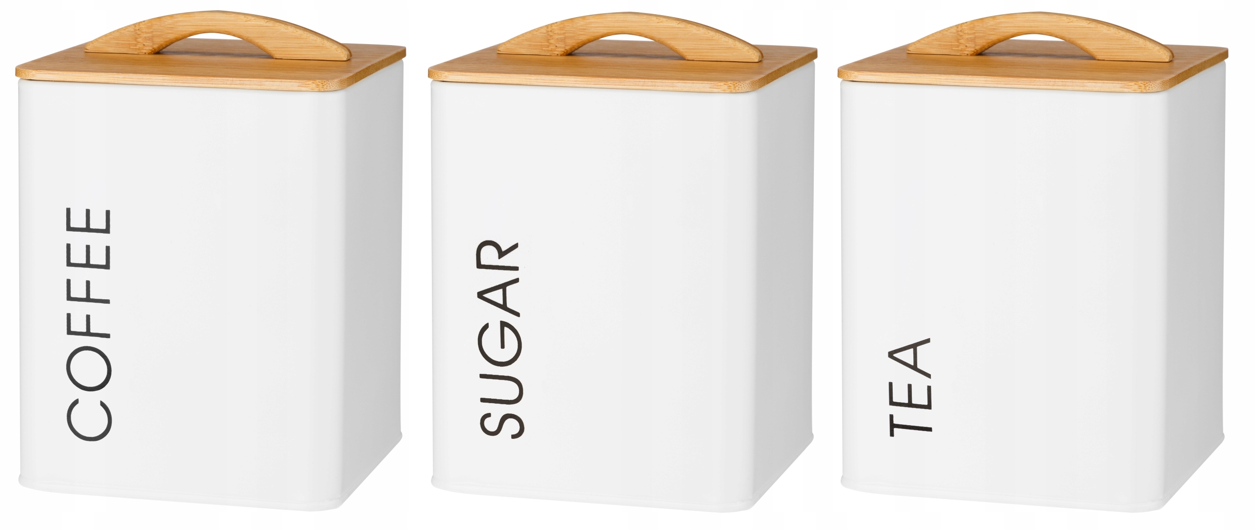 PUSZKA POJEMNIK NA CUKIER KAWĘ CZARNY MAT BAMBUS Marka Galicja