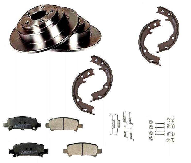 Kotouče Čelisti Subaru Legacy III Be 1998-2003 Zadní Sada 290 MM