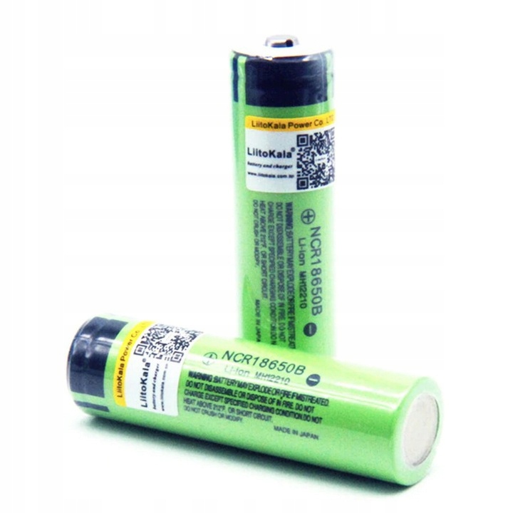 Akumulator NCR18650B litowo-jonowy LiitoKala 18650 3400 mAh wypukły + Kod producenta Lii-34A