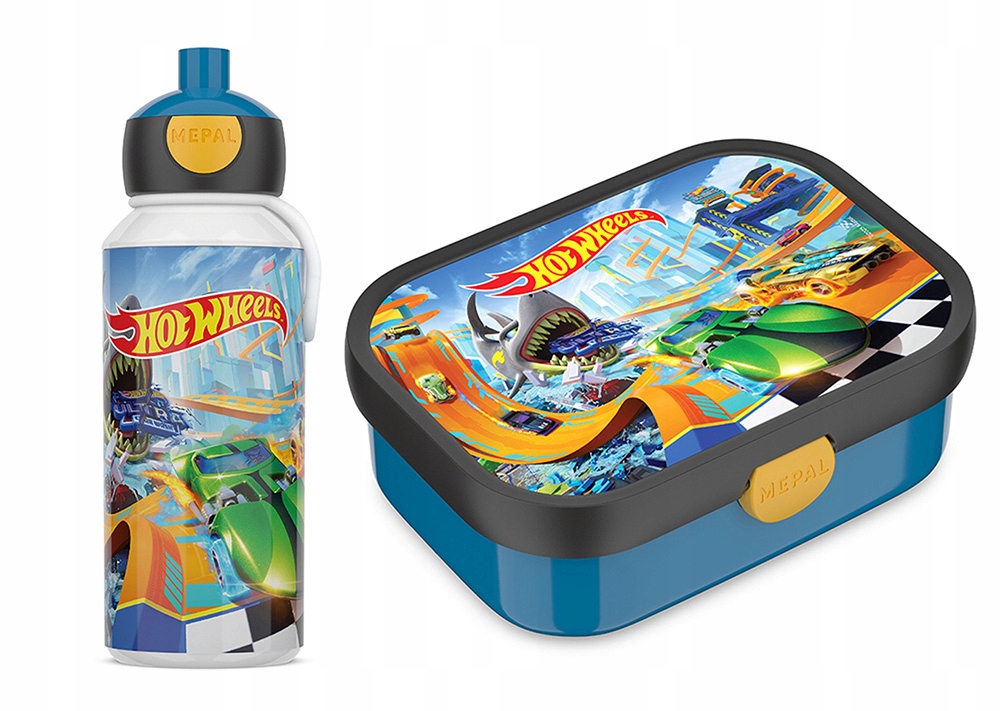 Zestaw śniadaniowy dziecięcy Mepal Campus Hot Wheels (lunchbox bidon)