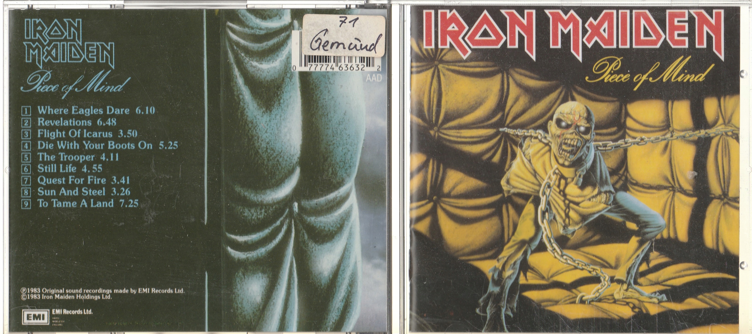 Iron Maiden Piece Of Mind - Muzyka - Allegro.pl