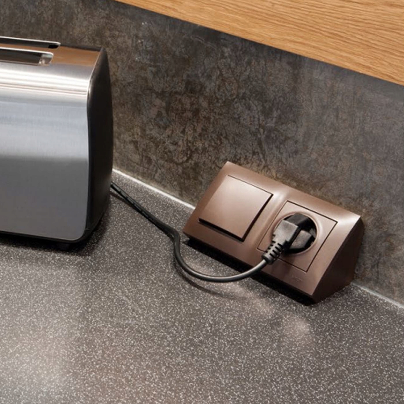 SIMON 54 PRZYCISK ŚWIATŁO PODŚWIETLENIE ANTRACYT Kolor grafitowy