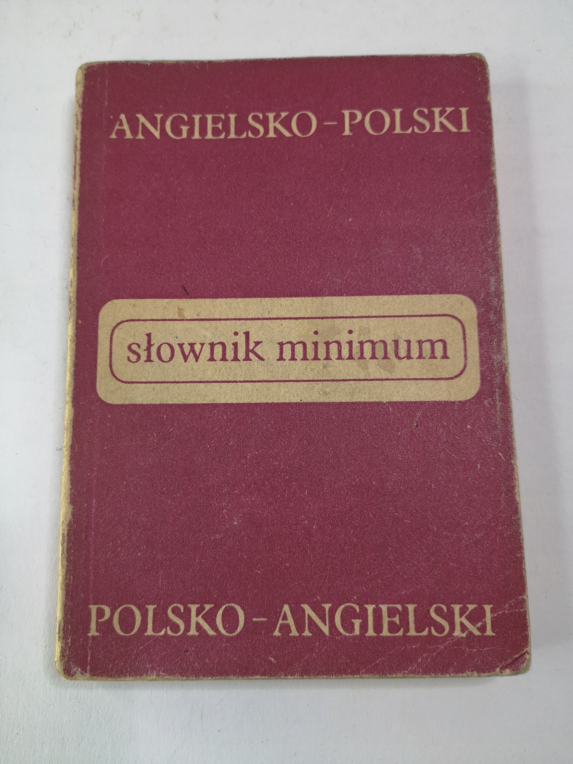 ANGIELSKO POLSKI SŁOWNIK MINIMUM