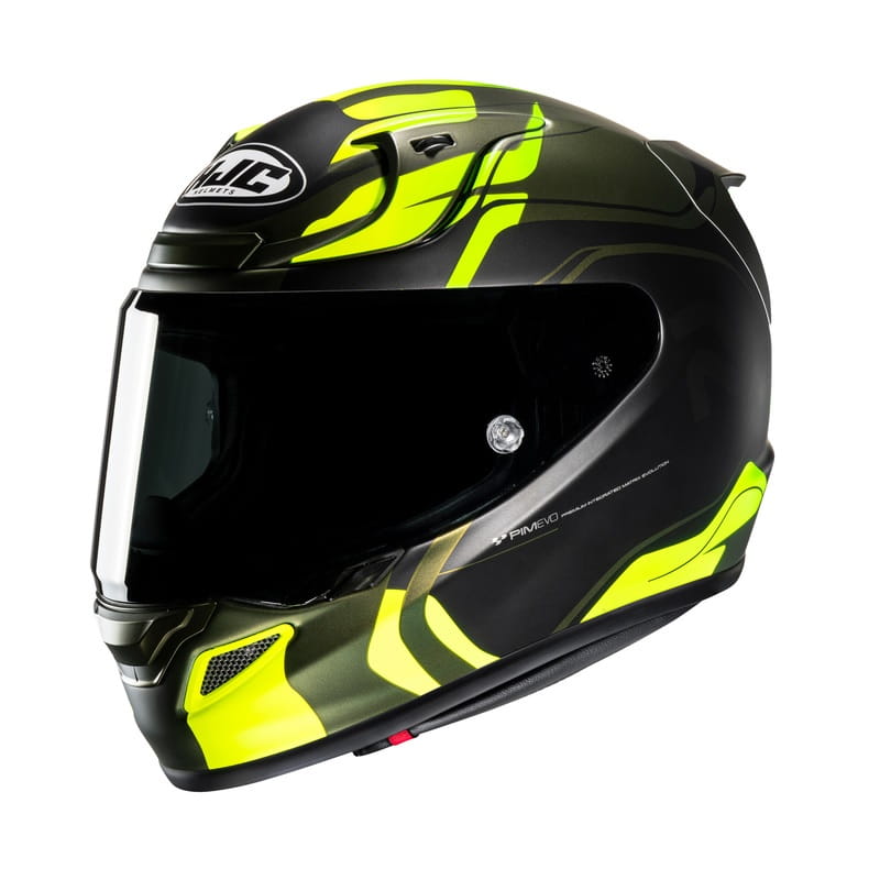 Motocyklová Prilba Intgrálna Hjc RPHA12 Lawin Yellow Čierna