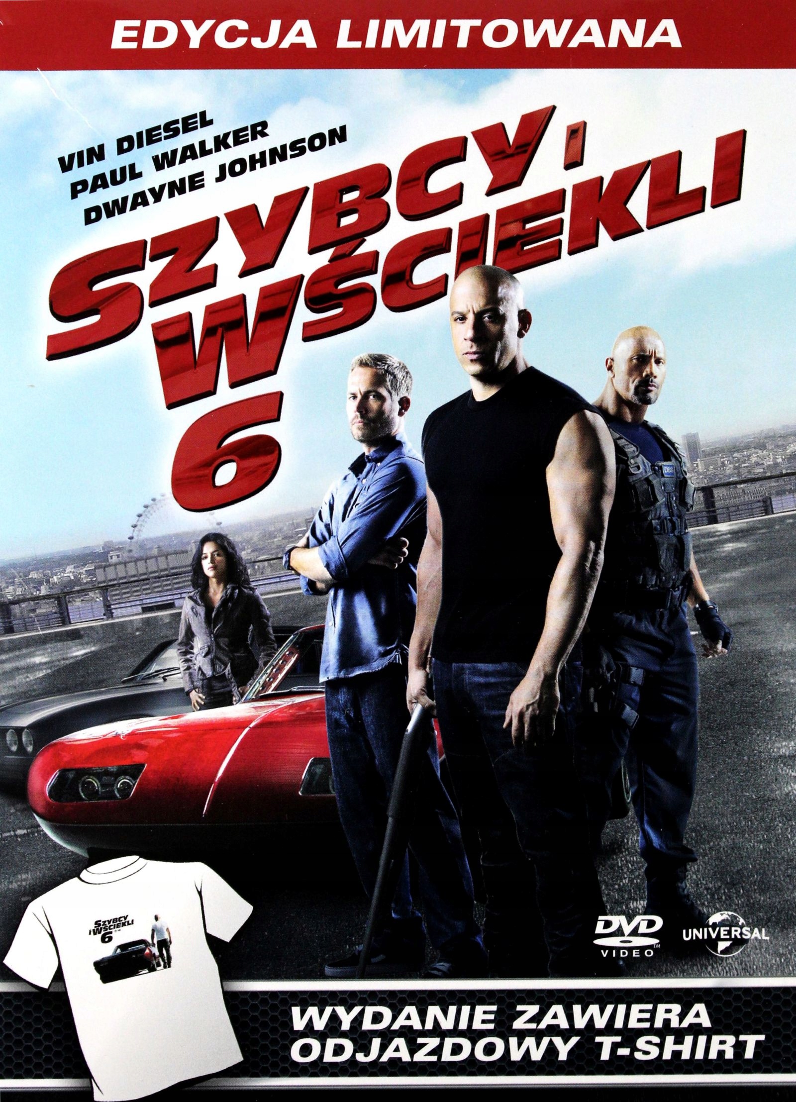 SZYBCY I WŚCIEKLI 6 +T-SHIRT DVD