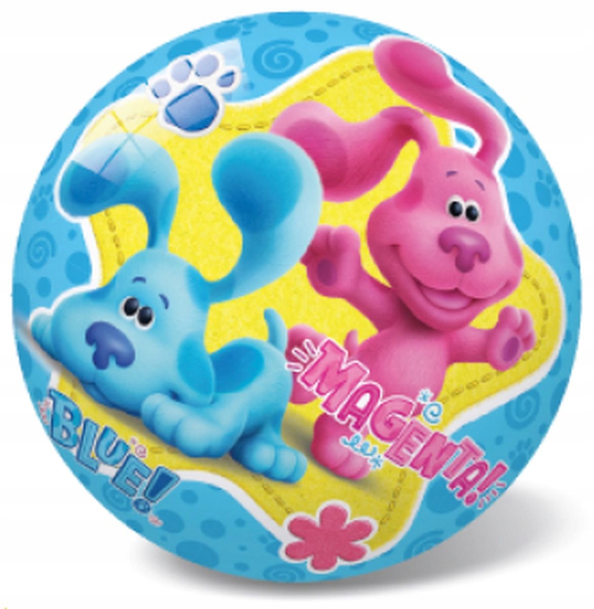 PIŁKA GUMOWA 23 CM LICENCJA BLUES CLUES & YOU Stan opakowania oryginalne