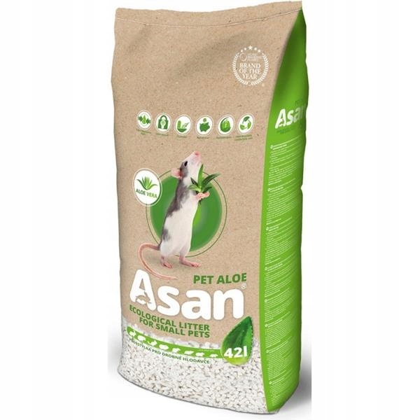 Levně Podestýlka Asan Pet Aloe 42l