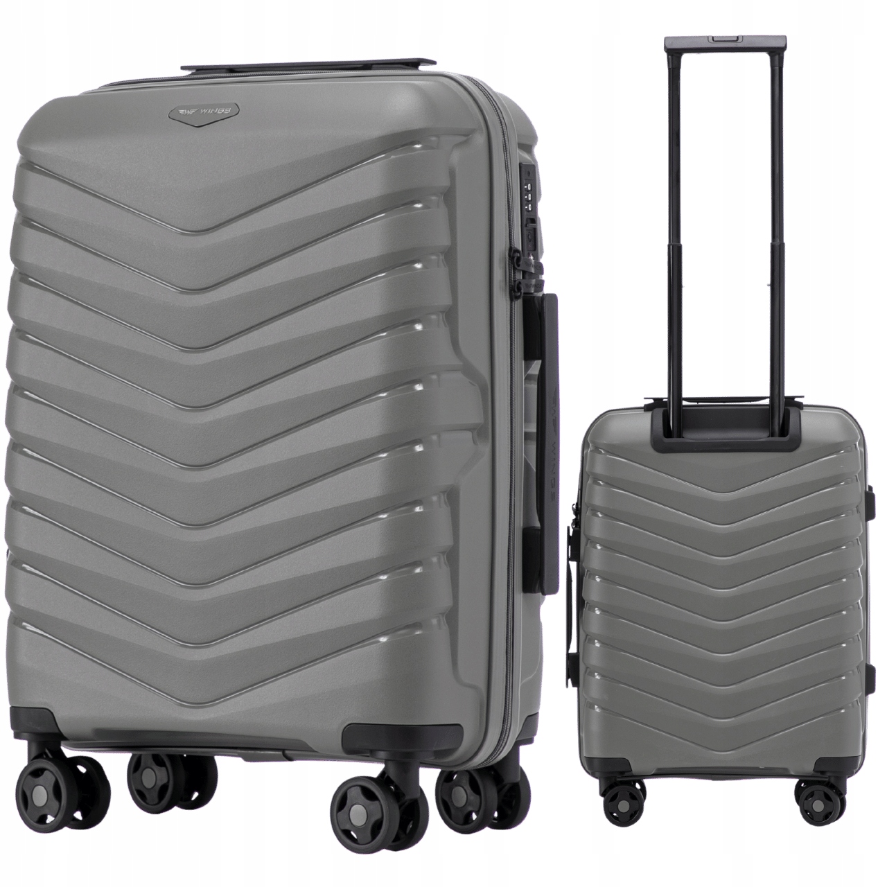 Malý kabinový kufr Wings Cestovní zavazadlo na 4 kolečkách Tsa zámek