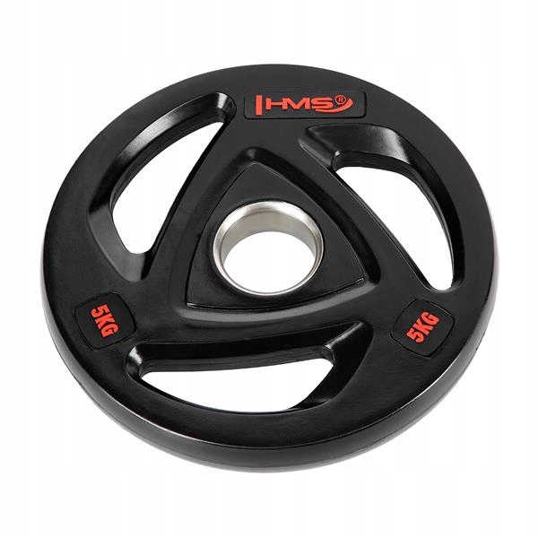 TOX05 CZARNY TALERZ OLIMPIJSKI OGUMOWANY 5 KG