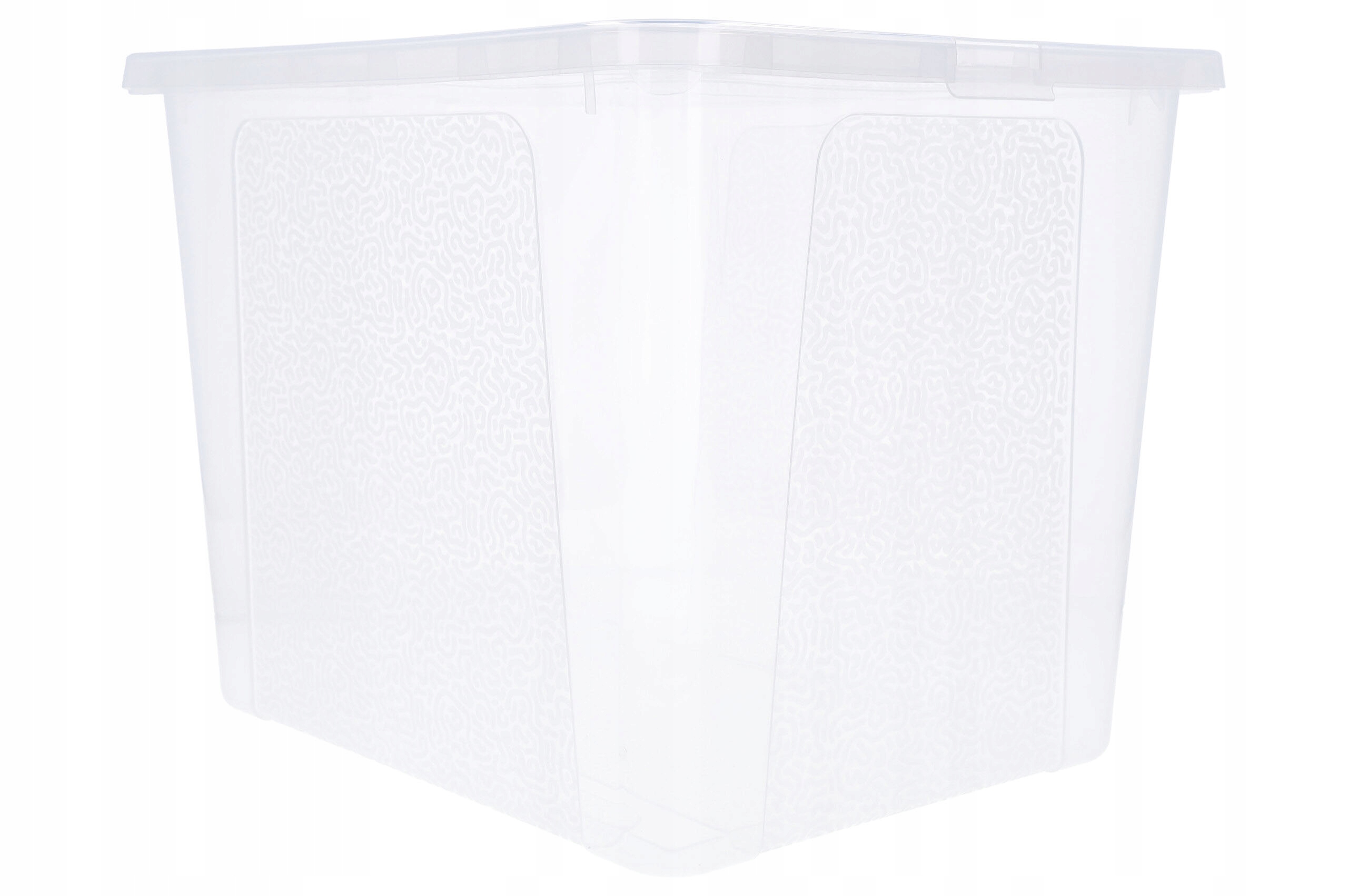 Pojemnik plastikowy 30l organizer duży z pokrywą box zamykany do garażu