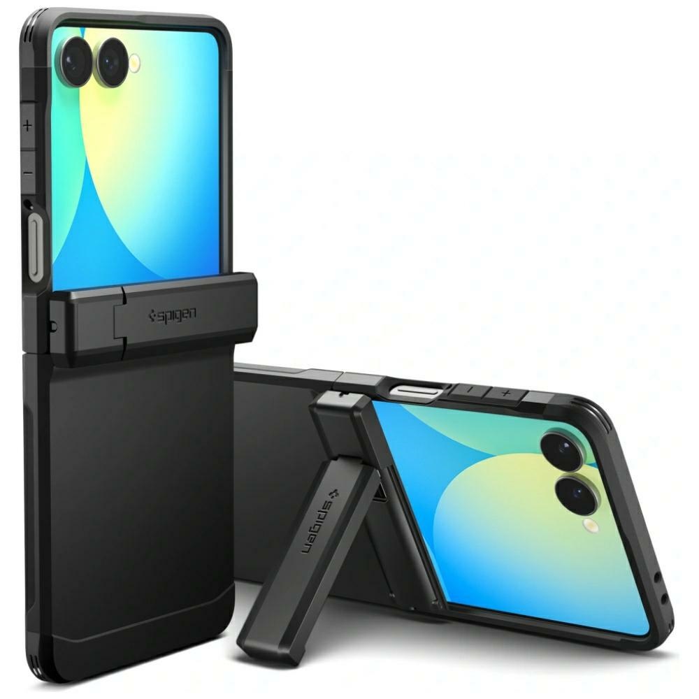 Pouzdro Spigen Tough Armor Pro Mag MagSafe pro Samsung Galaxy Z Flip7 černé