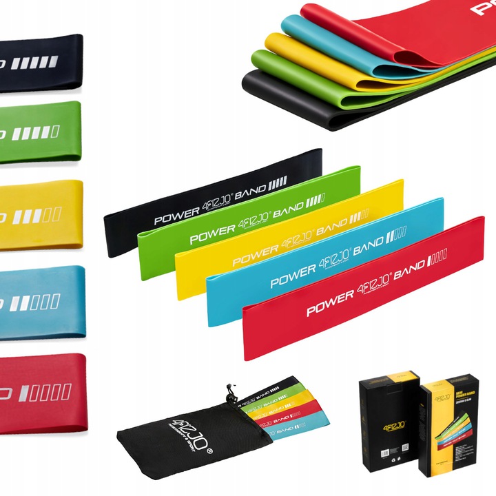 

Zestaw 5 Gum Do Ćwiczeń Mini Band Fitness