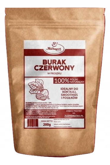 

Burak czerwony w proszku 200g