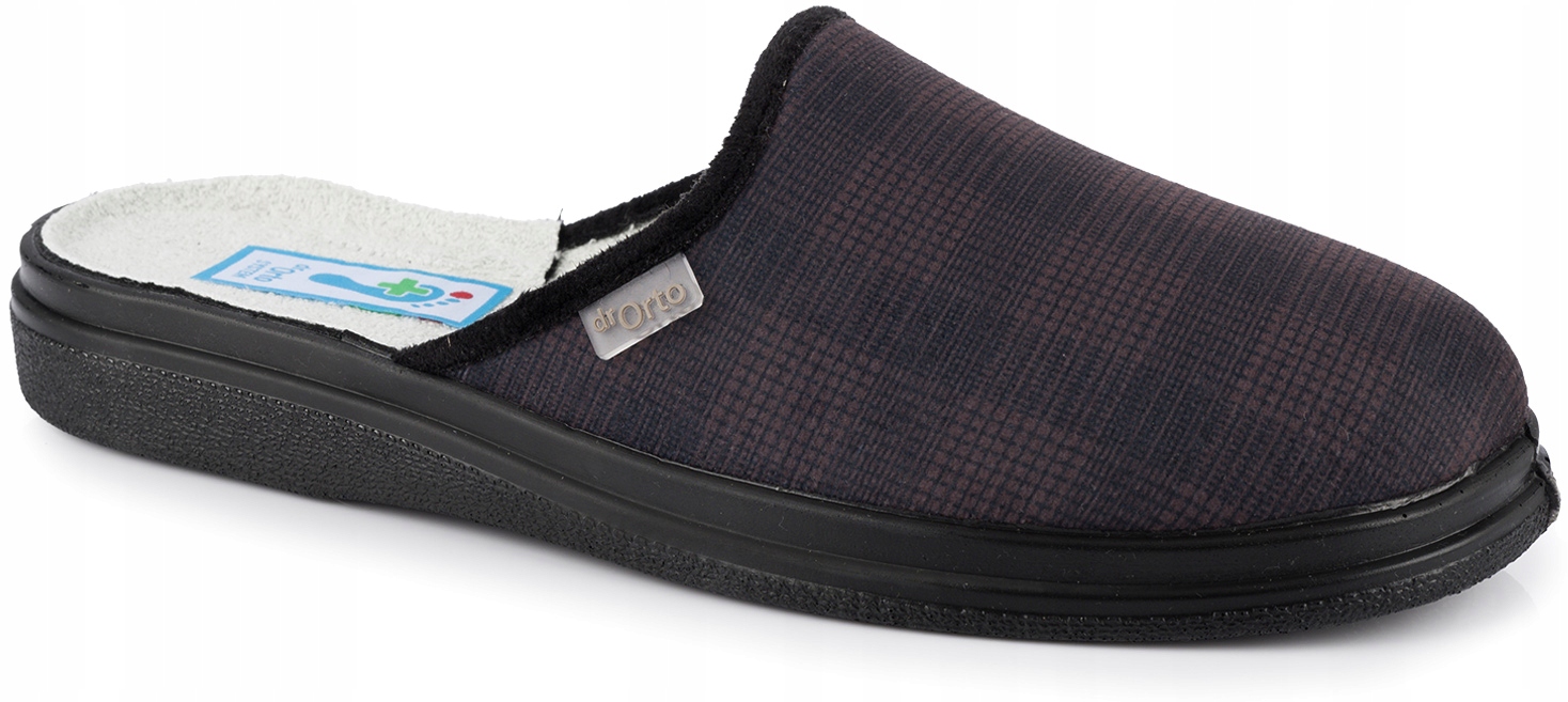 DR ORTO MĘSKIE KAPCIE KLAPKI PANTOFLE DOMOWE WYGODNE SZEROKIE ZDROWOTNE 48 Kod producenta ATG132M017