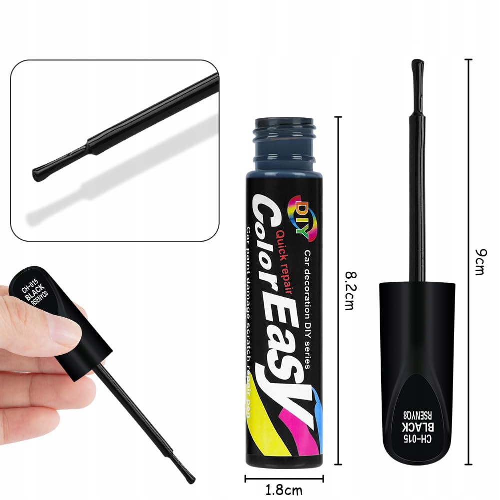 2x KOREKTOR NA RYSY CZARNY KREDKA DO USUWANIA RYS Z LAKIERU Numer katalogowy producenta ijoynewk-001