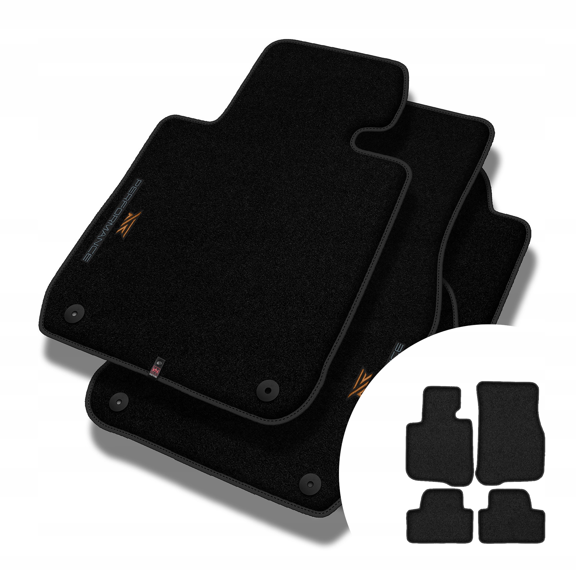 Velúrové koberčeky Performance Premium pre Bmw radu 4 F33 2013-2020