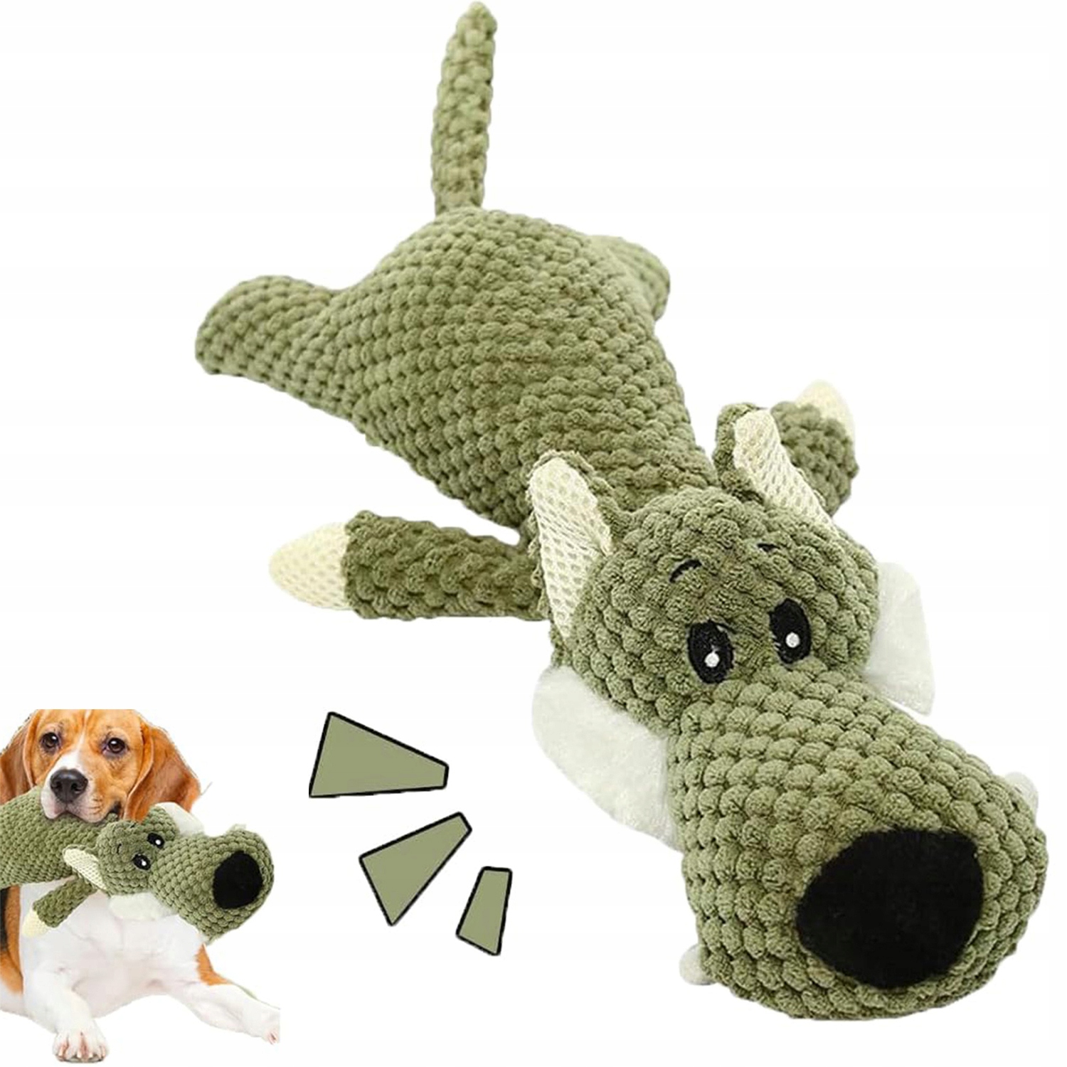 Levně Hračka Pro Psy Velká, Odolná, Nerozbitná, Plyšák, Vzdělávací Kousátko