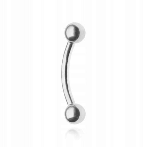 

Tytanowy banan srebrny Brew Rook Piercing 1,2/8/3