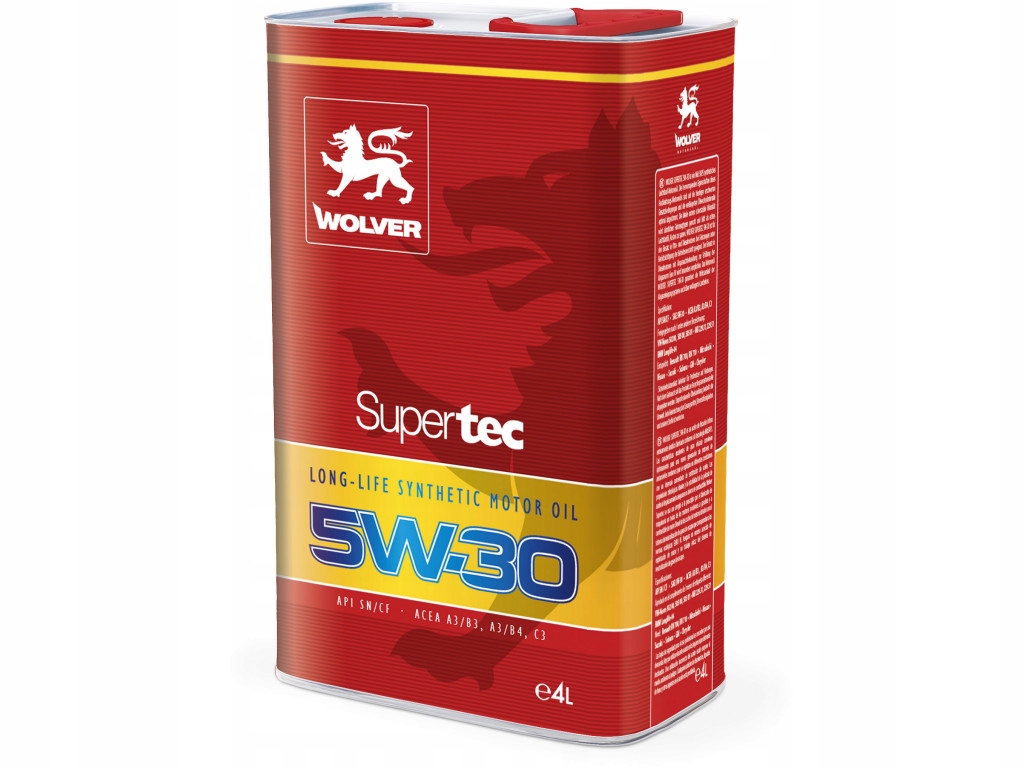 

Olej silnikowy Wolver SuperTec 5W-30 4L