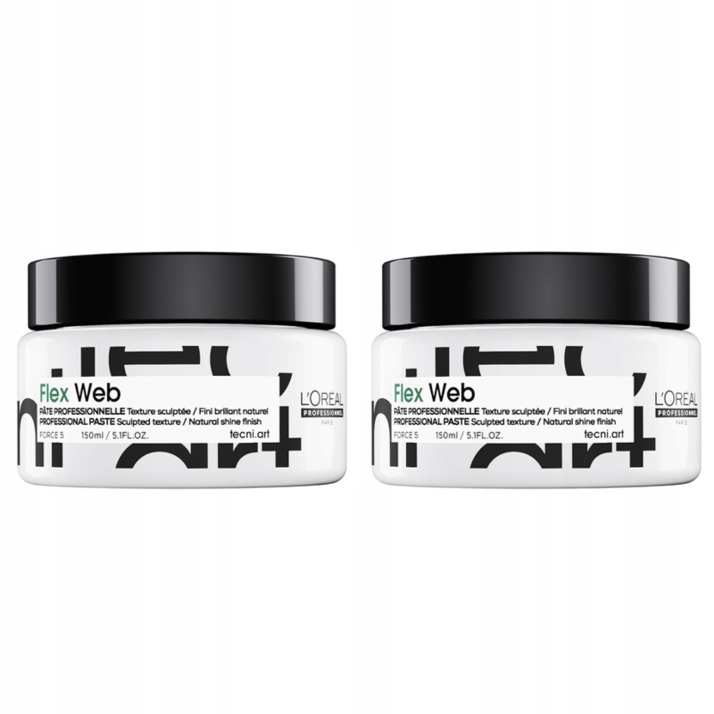Loreal Tecni.Art Web Vláknitý tvarovací krém 2x 150 Ml pro úpravu vlasů