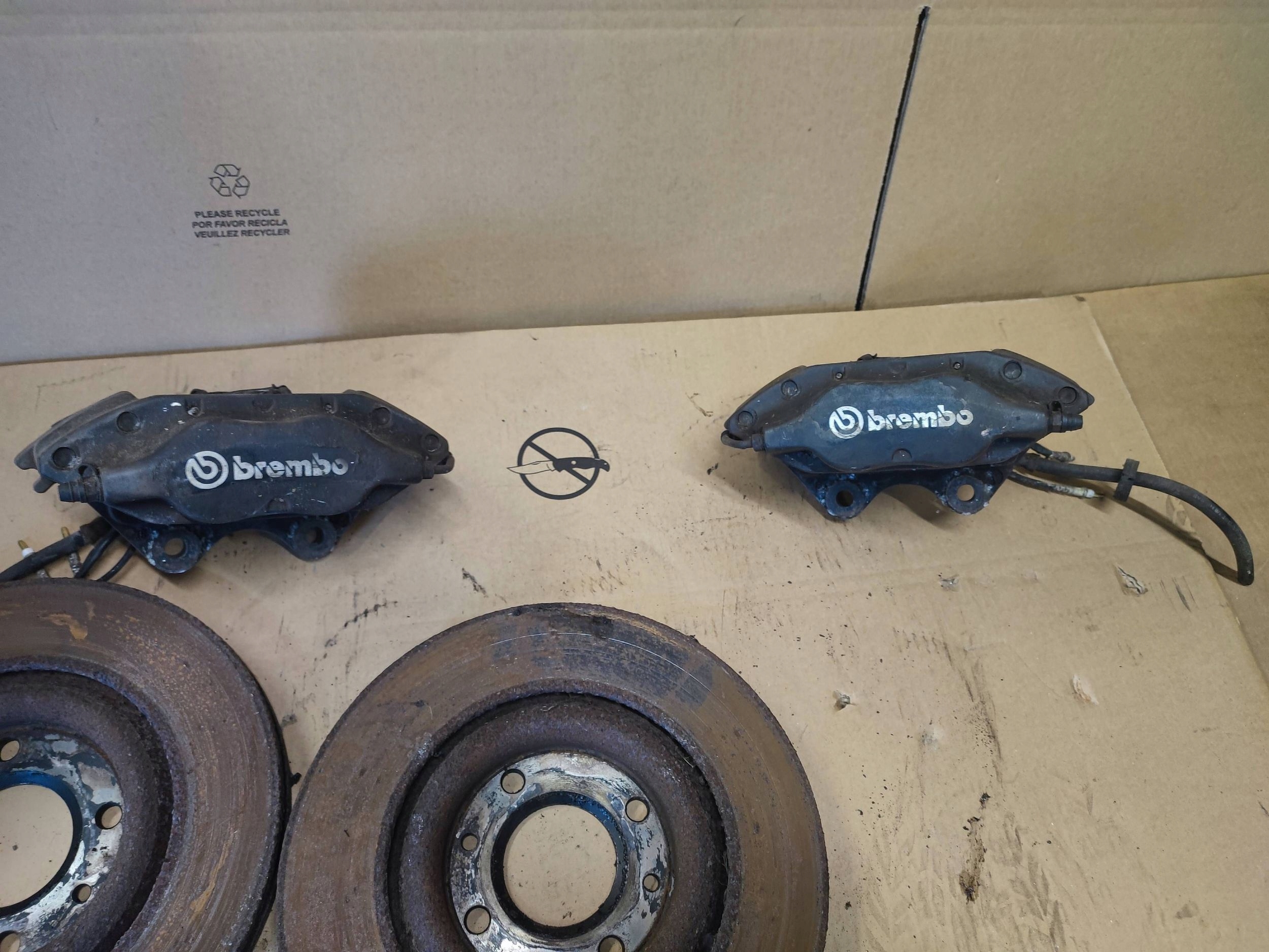 PEUGEOT 406 COUPE 3.0 V6 caliper calipers BREMBO + discs front KOMPLET