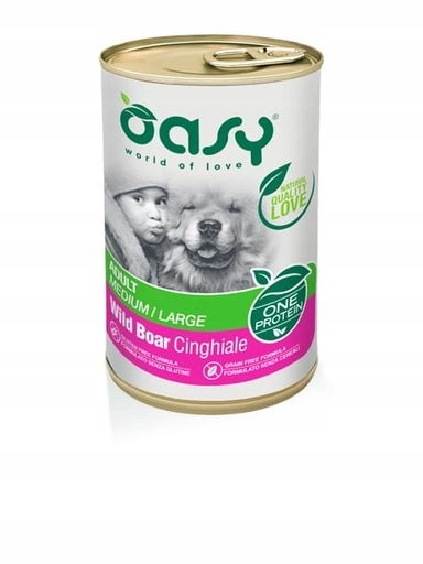 5 x Oasy One Protein Dog Adult Zvěřina 400g