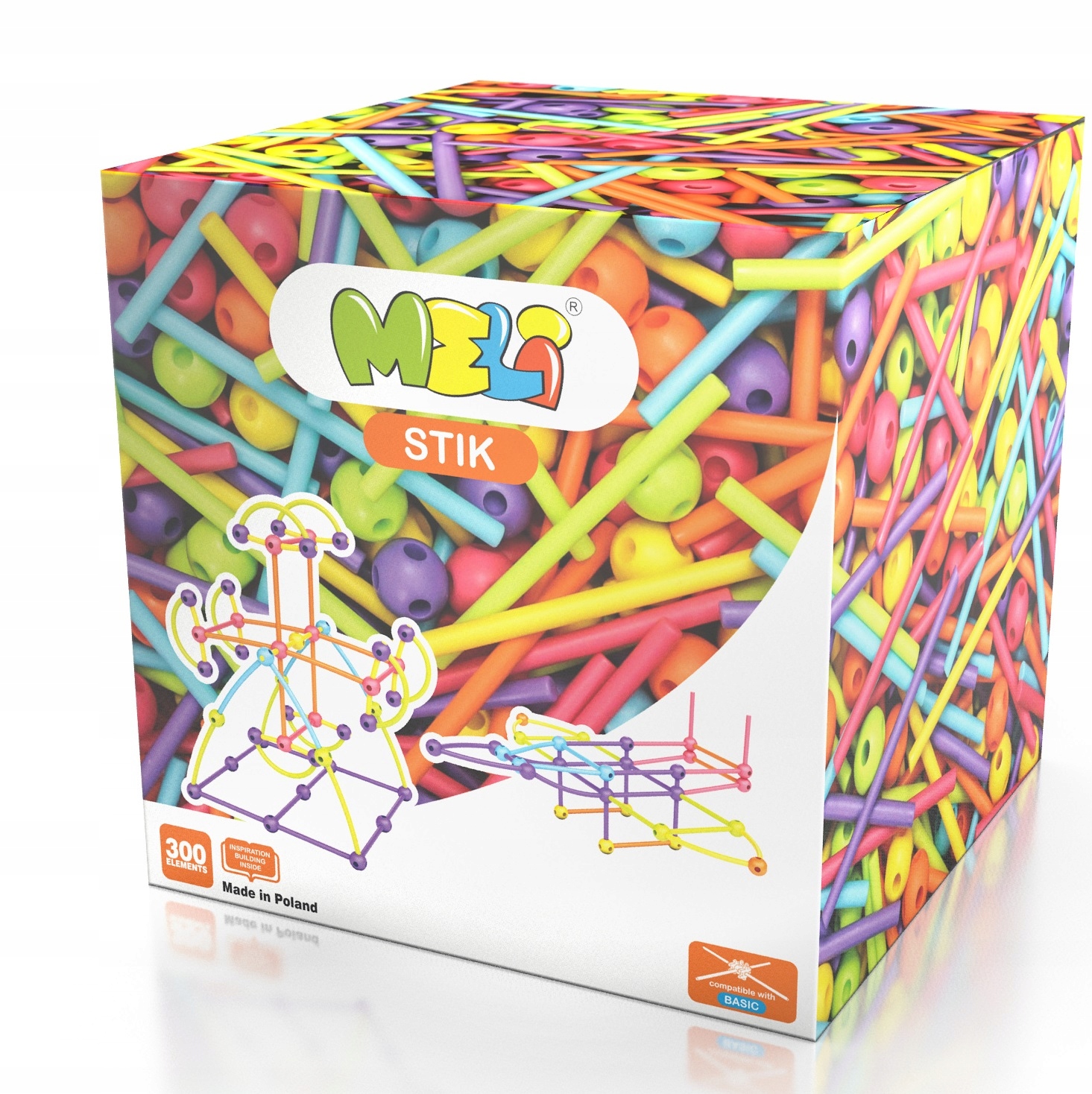 

Meli Klocki Konstrukcyjne Stik Patyczki+kulki 300