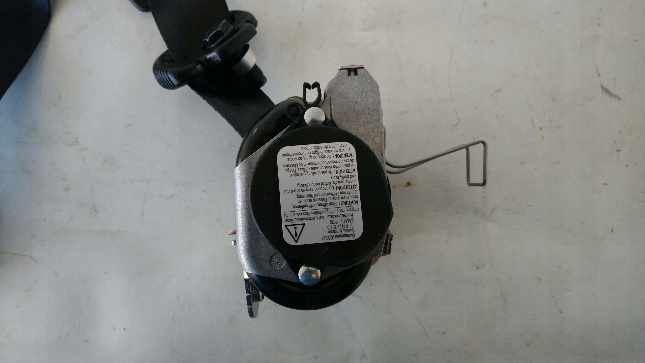 tension belt safety left front ALFA ROMEO MITO