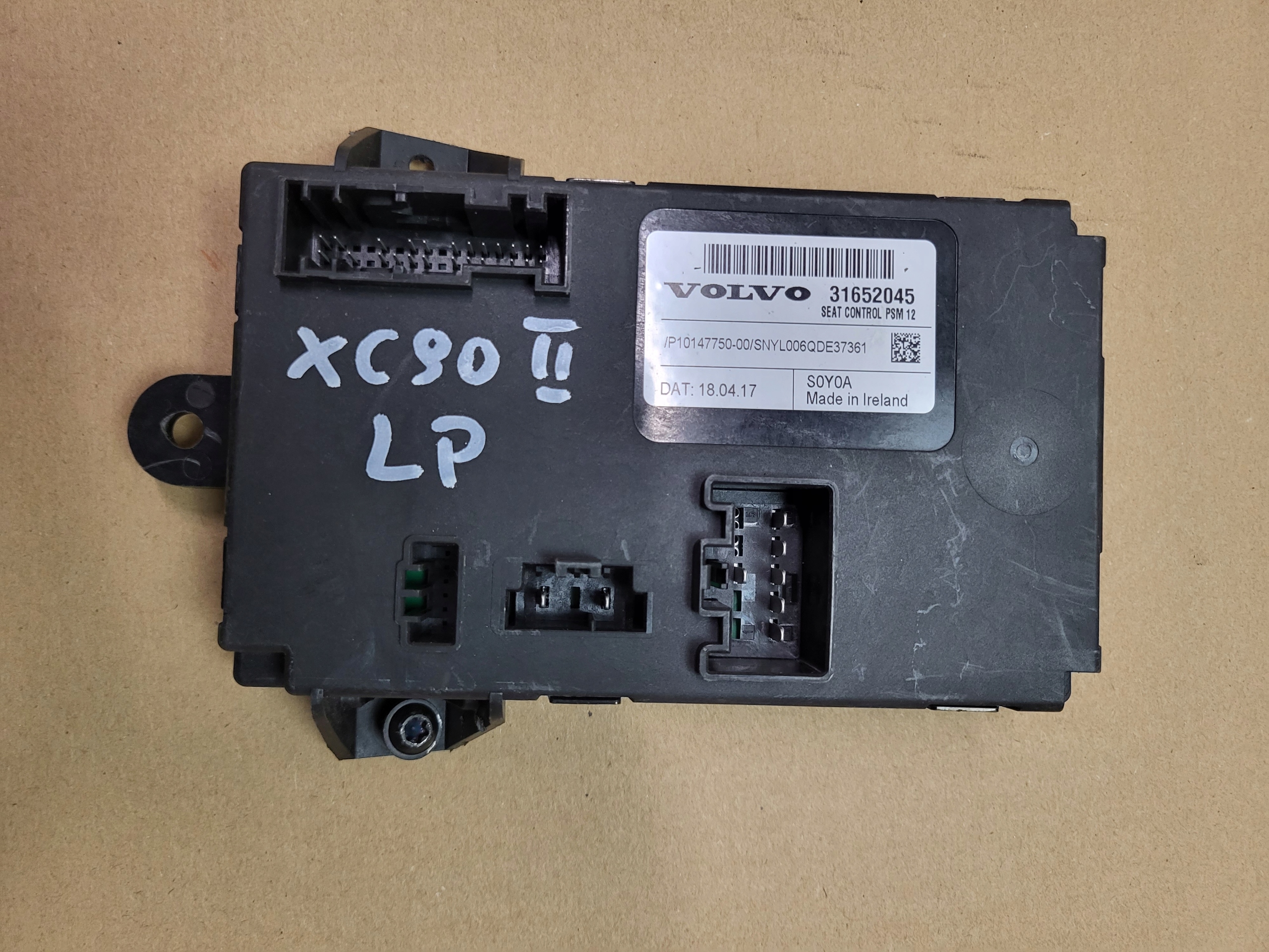 control unit module seat left front VOLVO XC90 II OE EU