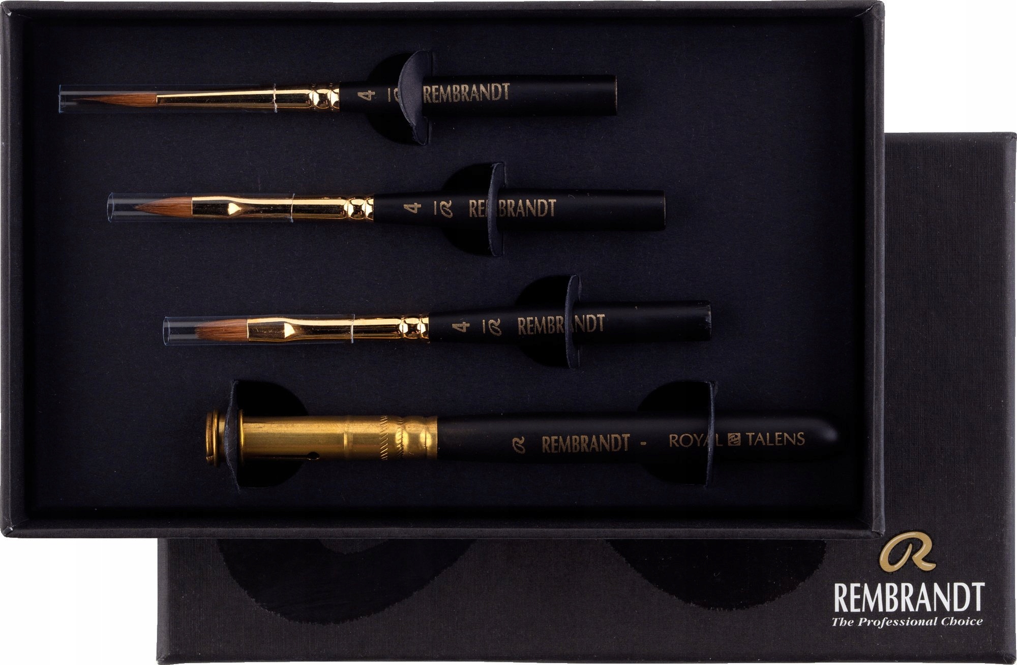 Štětce Rembrandt Sada 4ks Talens akvarel