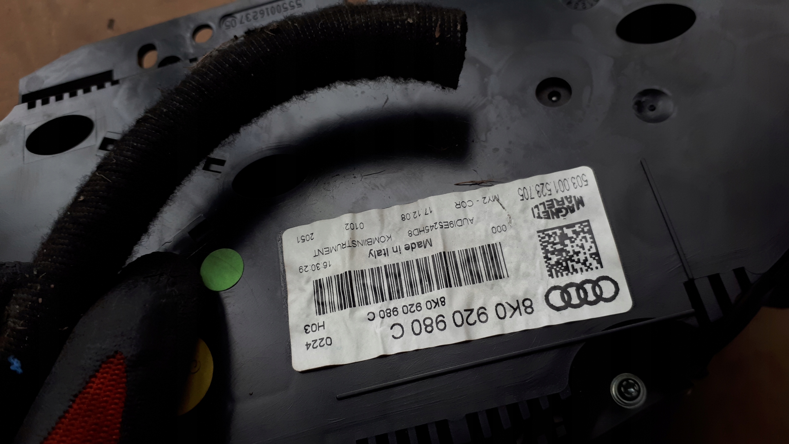 S4 B8 A4 спидометр часы 3.0 TFSI 8K0920980C