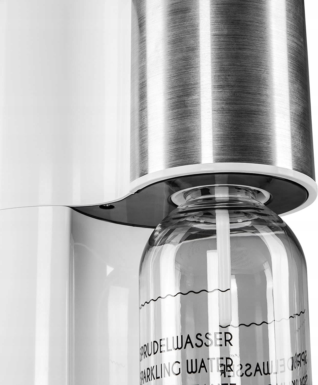 SATURATOR Syfon do Gazowania Wody Levivo Soda Biały + 2xBUTELKA + CYLINDER Marka Levivo