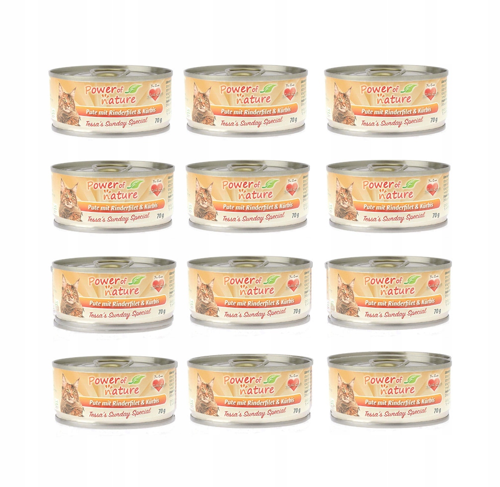 Power of Nature – krůta s hovězím filetem 12x70 g
