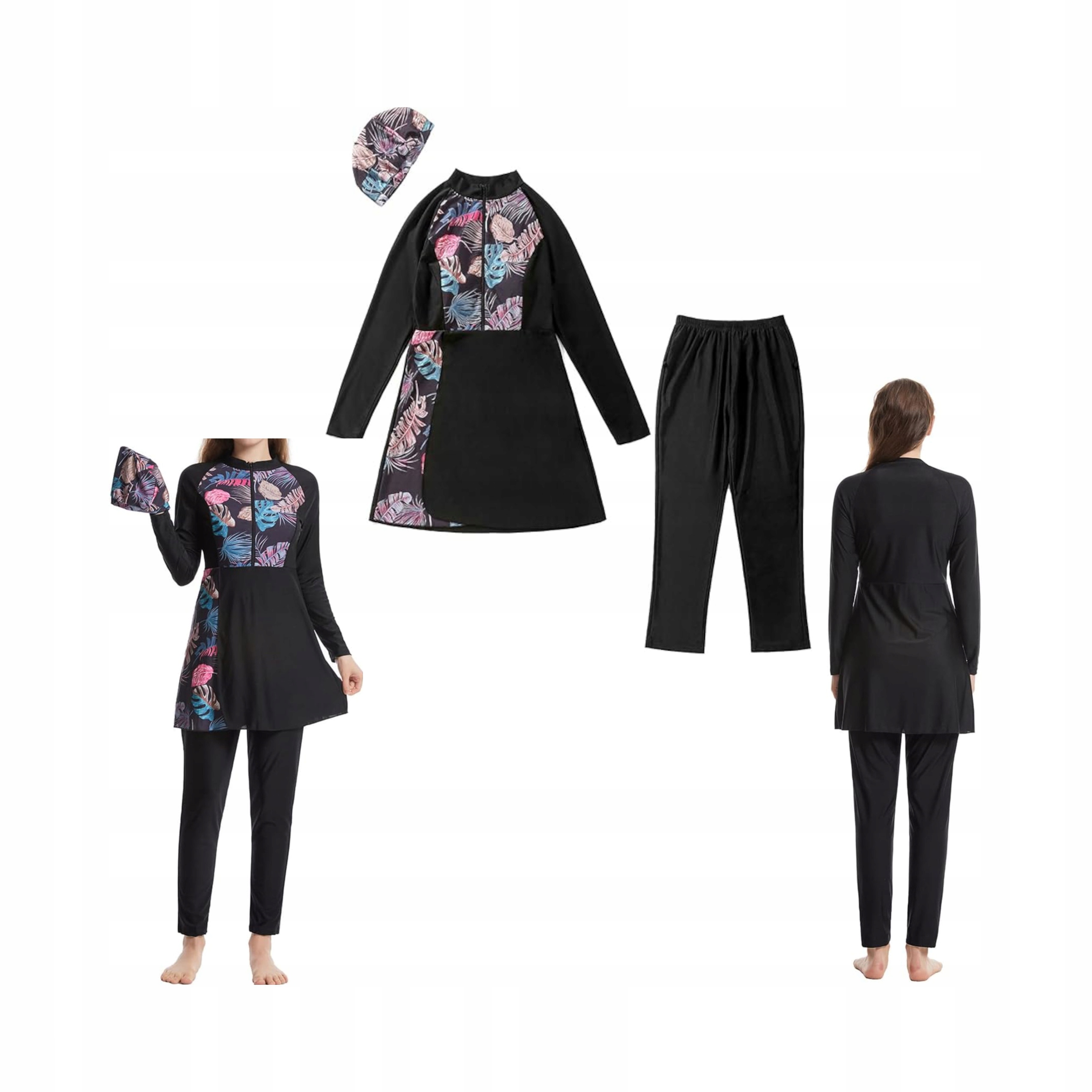 Dámské Třídílné Plavky Imekis Muslimské Burkiny