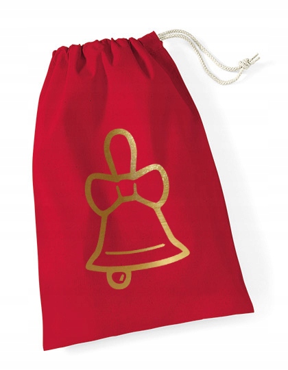 worek Mikołaja czerwony XXS 10x15 cm na prezent