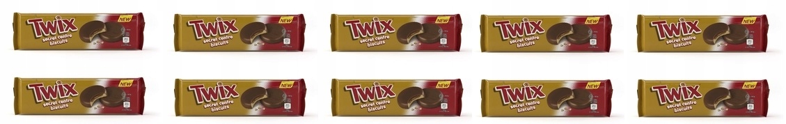Levně 10 x 132 g Twix Sušenky secret centre Karton