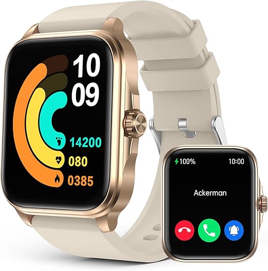 Dámske športové hodinky IP67 Smartwatch Bluetooth Android a iOS 32x38 mm