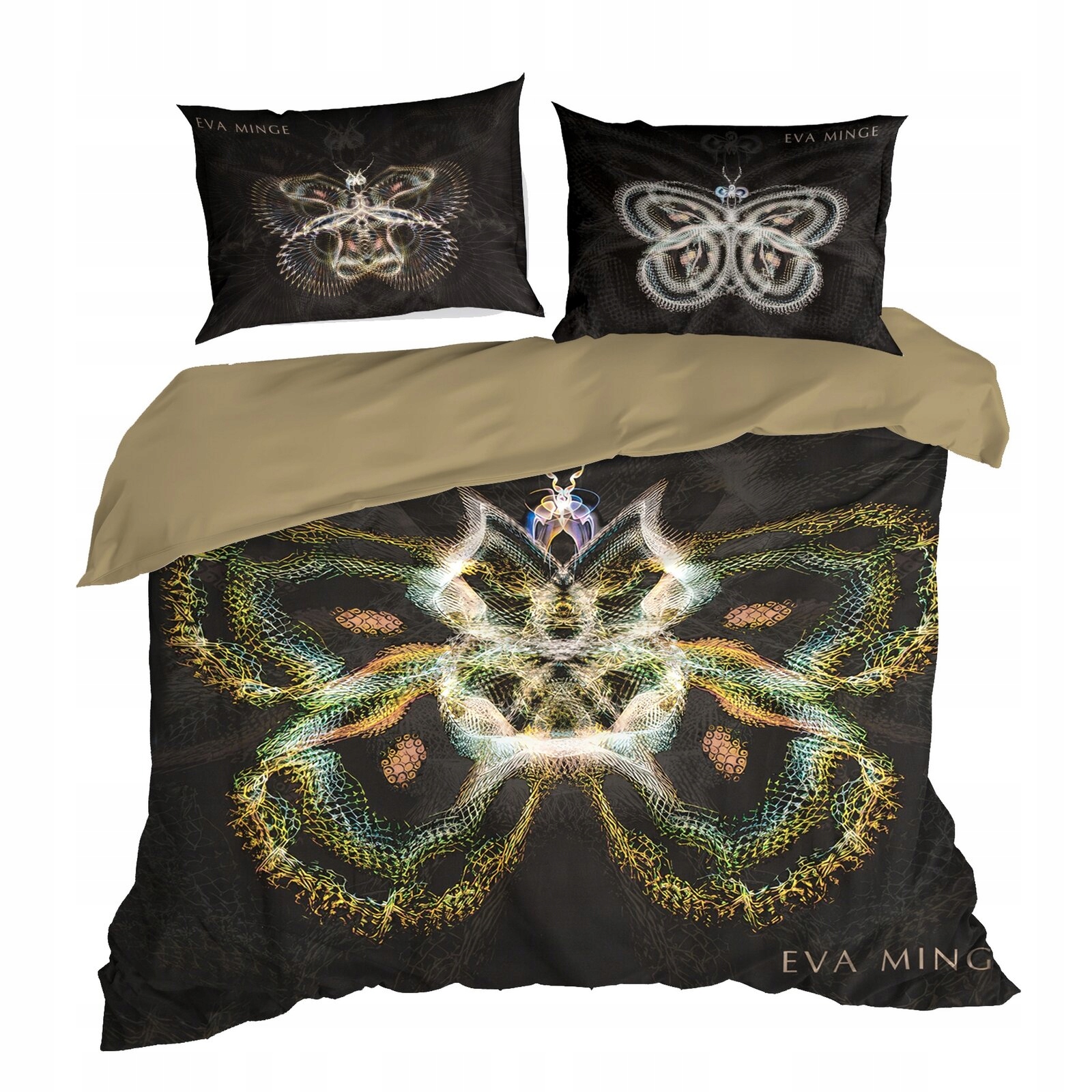 Pościel Eva 11 220 X 200 CM Czarny