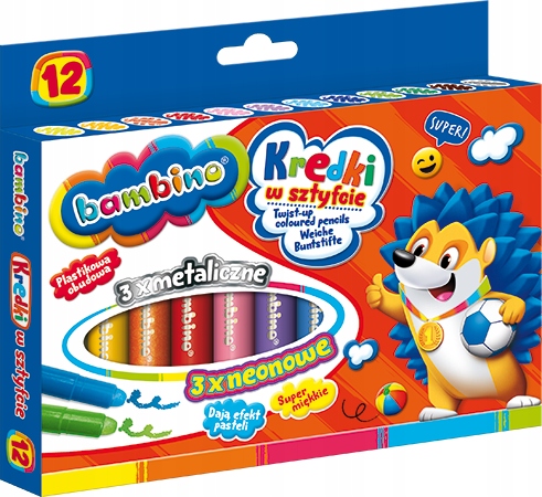 

Kredki W Sztywcie Bambino