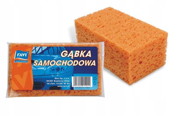 

Gąbka do mycia samochodu Ravi wytrzymała Duża