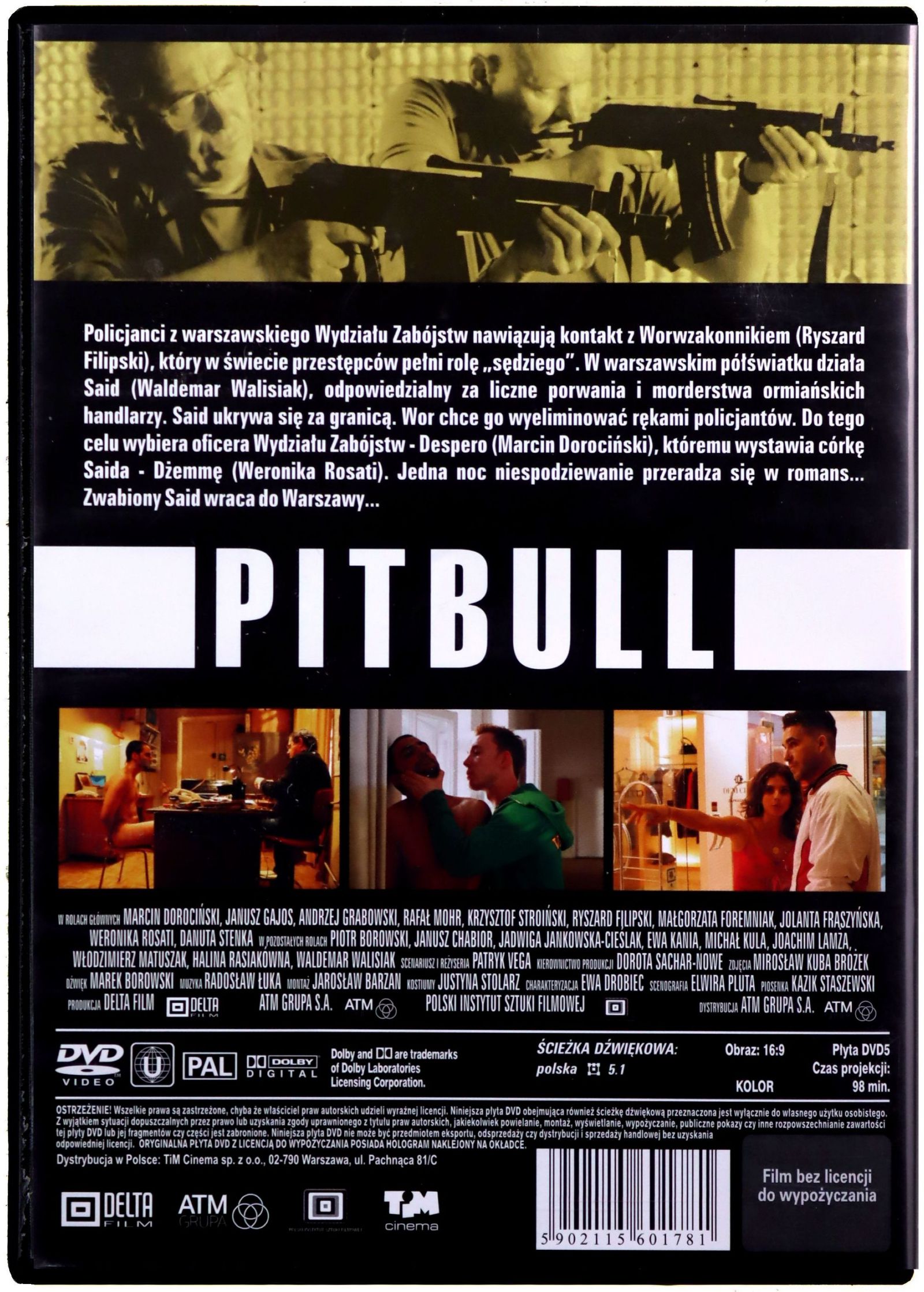 PITBULL (DVD) Rodzaj wydania Wydanie pełne