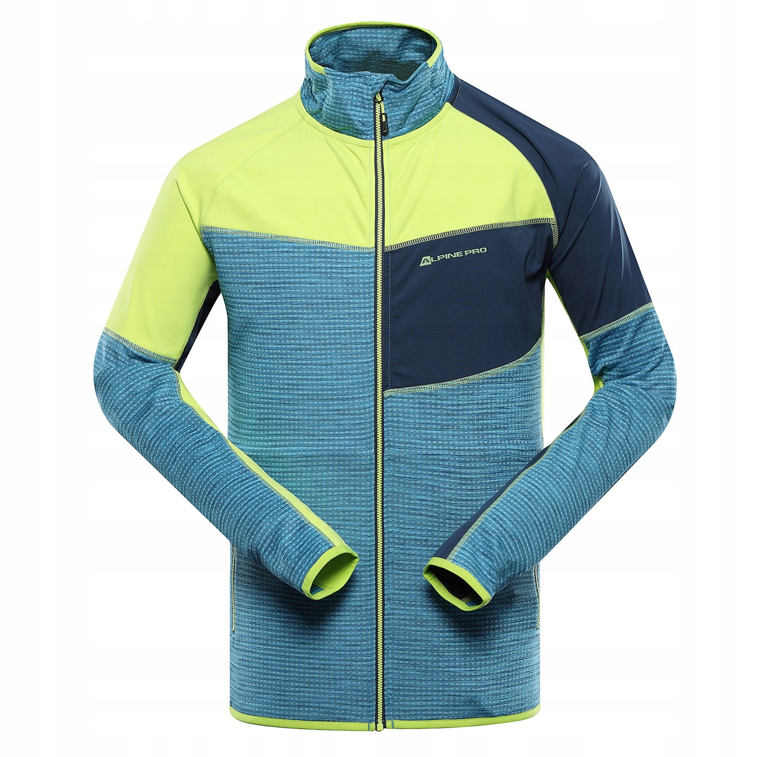 Męska bluza sportowa turystyczna Alpine Pro Onnec 2 k.niebieski r.4XL