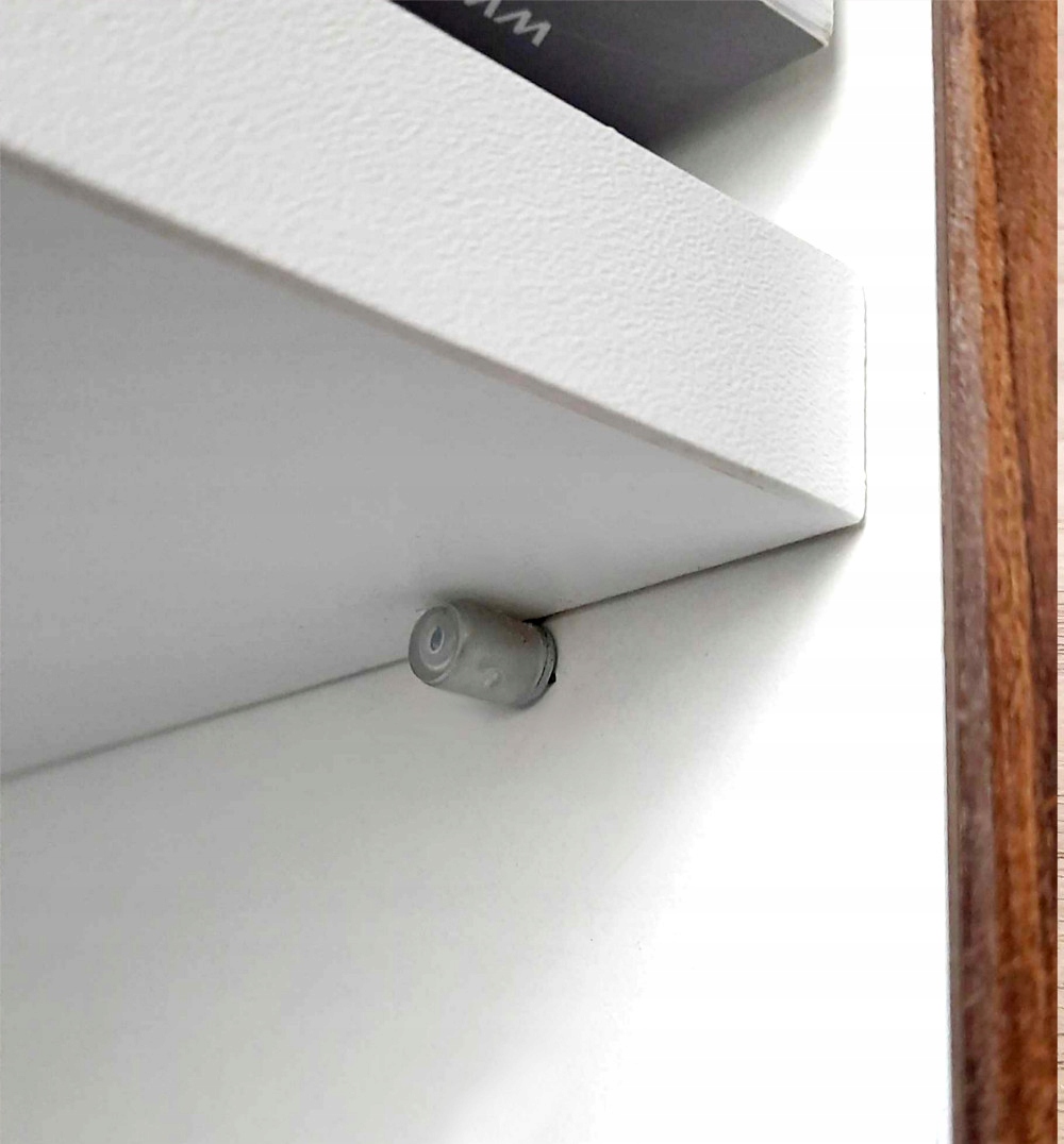 BOLEC PODPÓRKA MEBLOWA DO PÓŁEK PÓŁKI DO SZAFEK MEBLI CHROMOWANE 100szt Średnica 5 mm