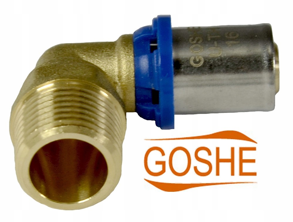 

U/th Kolano 16 x 1/2 Gz Zacisk Praska Goshe Pex