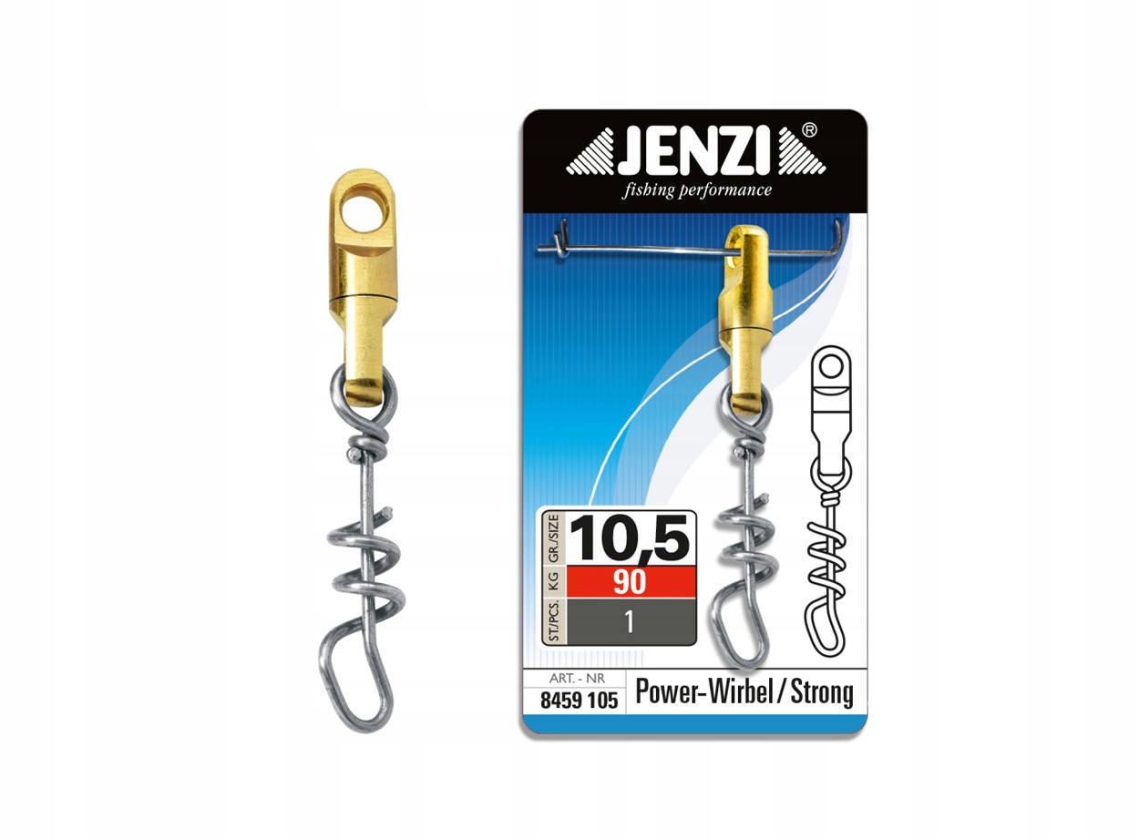 Krętlik Z Agrafką Jenzi Heavy Strong 10,5-90kg