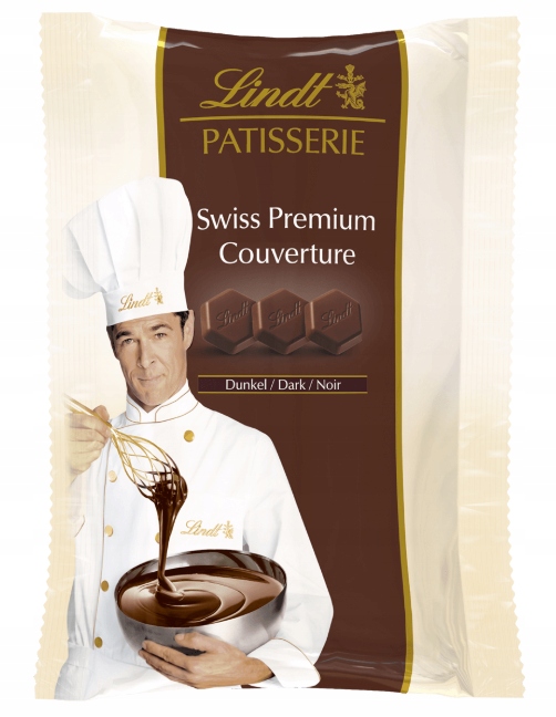 Lindt Patisserie Piccoli Kuwertura Czekolada Gorzka lub mleczna 500g
