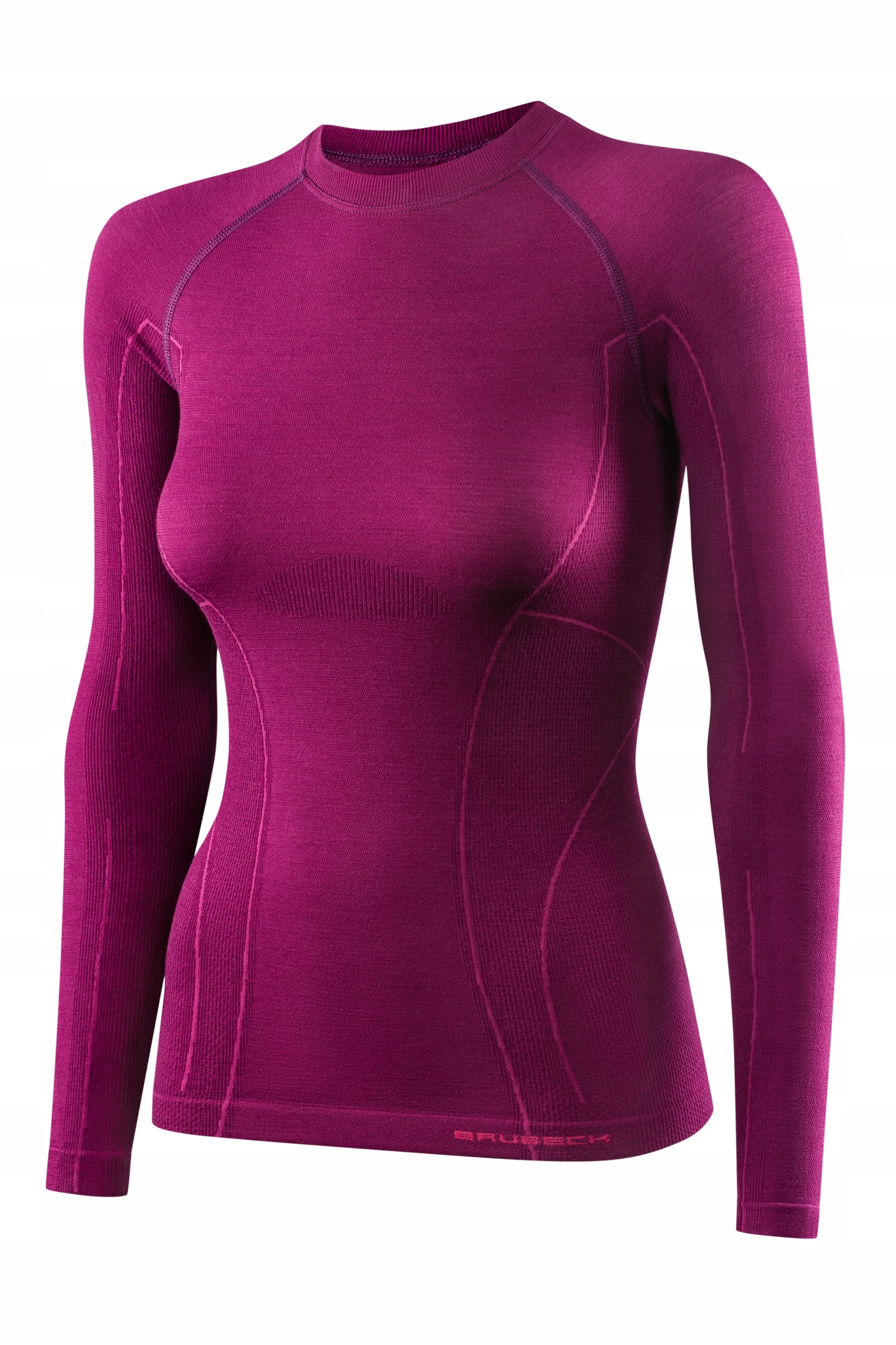 Koszulka Termoaktywna Damska Bluza Brubeck Active Wool Wełna Merino Ciepła