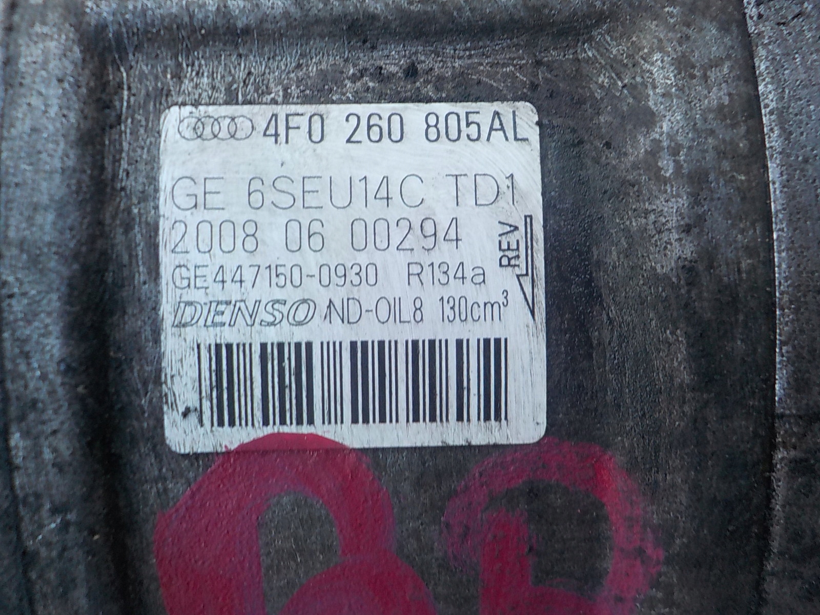 Golf V Audi A3 8P 1.6 2.0 компрессор кондиционера 1K0820859E