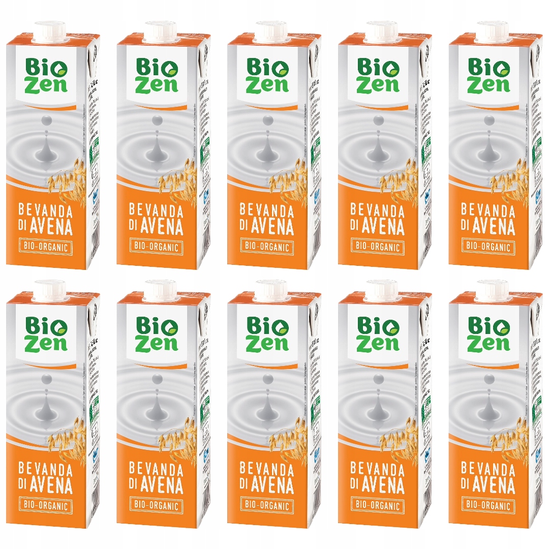 Levně 10 x Sada Ovesné mléko rostlinný nápoj Bio Vege Přírodní složení