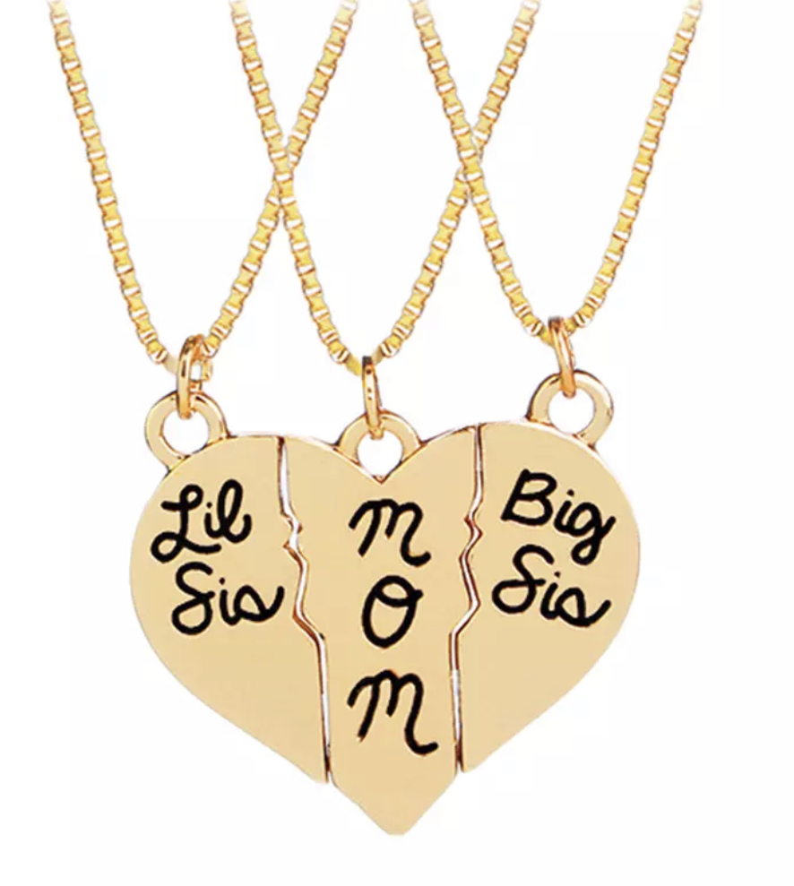 

Łańcuszki Dla Mamy I Córek Córki Zestaw Serce 3szt